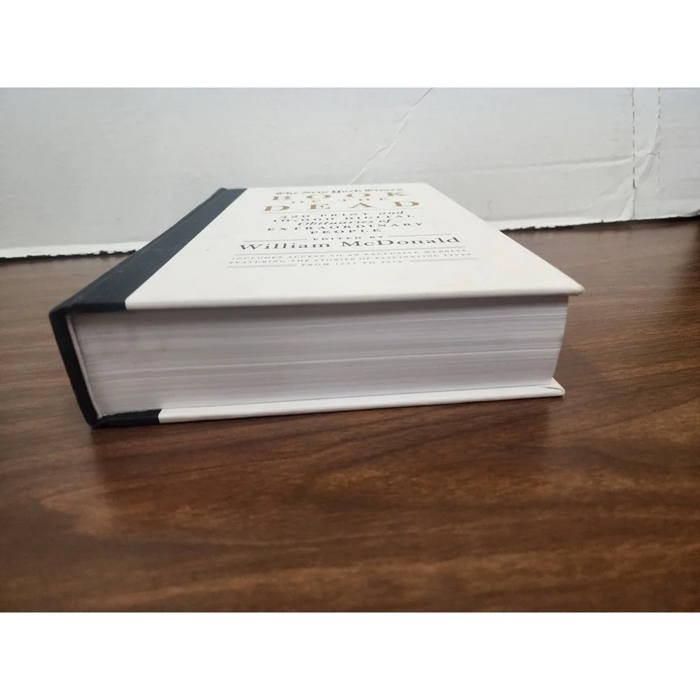 The New York Times Book Of The Dead 2016 1st‎ Edition W/Webkey - Obituaries HC